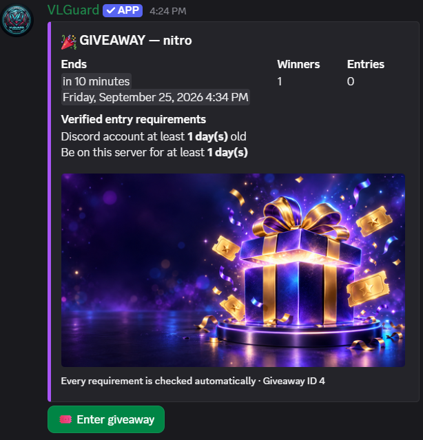 VLGuard verified giveaway