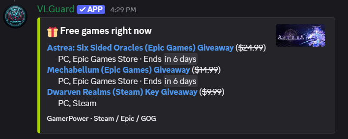 VLGuard Steam deals