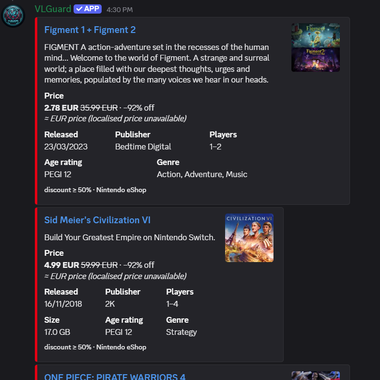 VLGuard Nintendo Switch deals